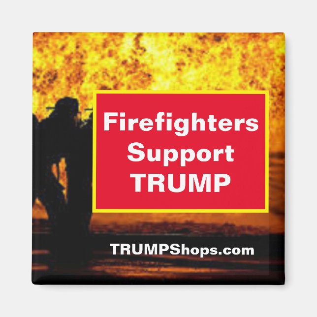 Bomberos Soporte para imán TRUMP (Frente)