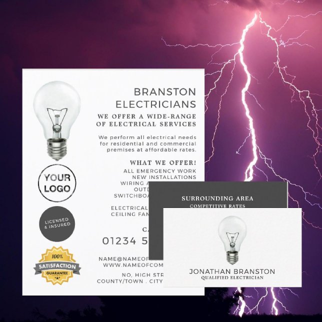 Bombilla simple, publicidad electrónica (Subido por el creador)