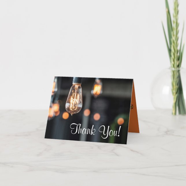 Bombillas de campo plegadas de agradecimiento (Anverso)