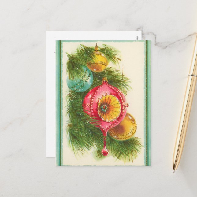 bombillas de Navidad retro vintage (Anverso/Reverso In Situ)