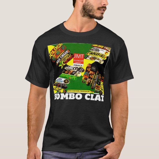 BOMBO CLAT Camiseta básica oscura (Anverso)