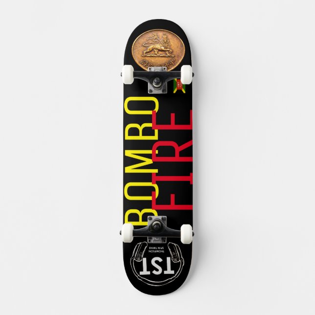 BOMBO FIRE Skateboard (Anverso)