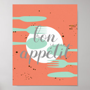 bon apetito cocina comillas palabra arte estilo mo