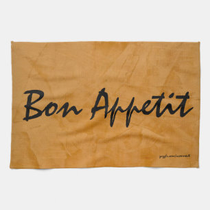 Bon Appetit Naranja toalla de cocina toscana