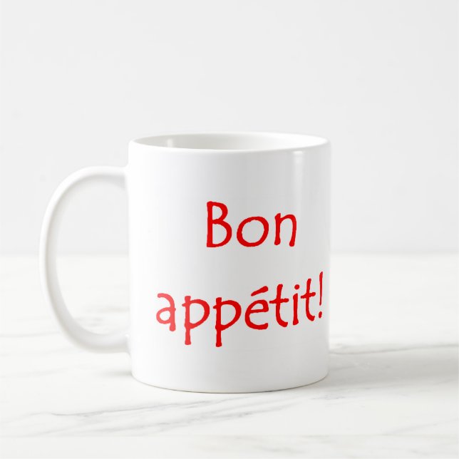 Bon appetit taza de café (Izquierda)