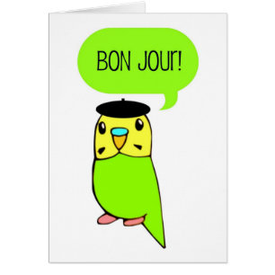¡Bon Jour! Tarjetas
