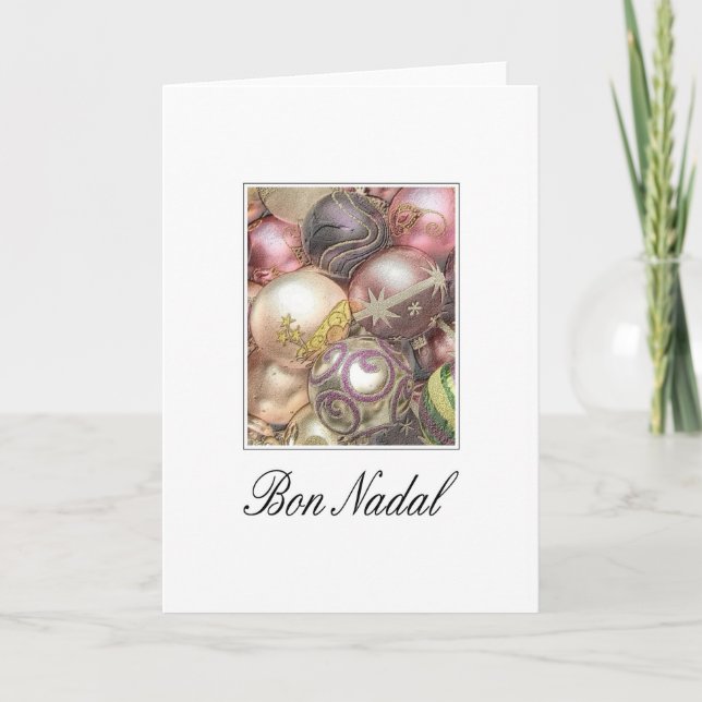 Bon Nadal - Tarjeta de Navidades occitano/catalán (Anverso)