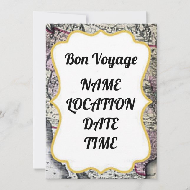 ***BON VOYAGE*** INVITACIÓN DEL PARTIDO (Anverso)