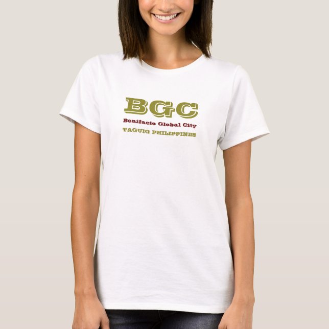 Bonafacio Global City BGC Filipinas camiseta (Anverso)