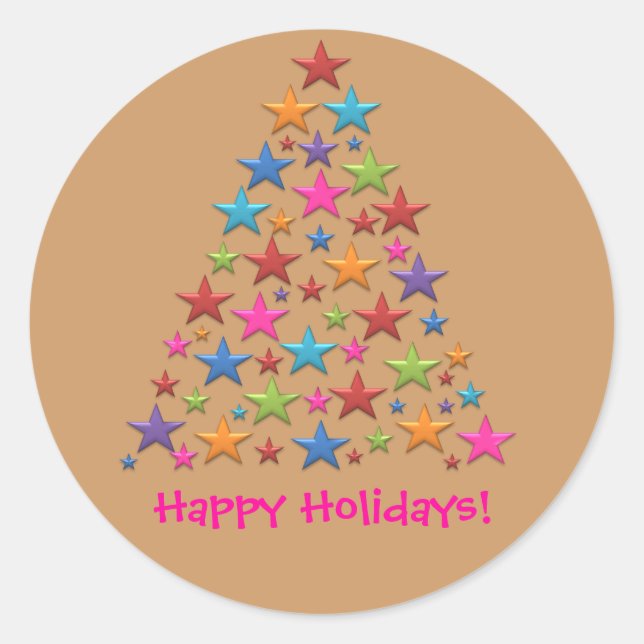 BonBon Rainbow Pegatinas coloridos (Anverso)