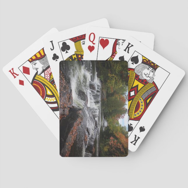 Bond Falls Cascades cartas de juego (Reverso)