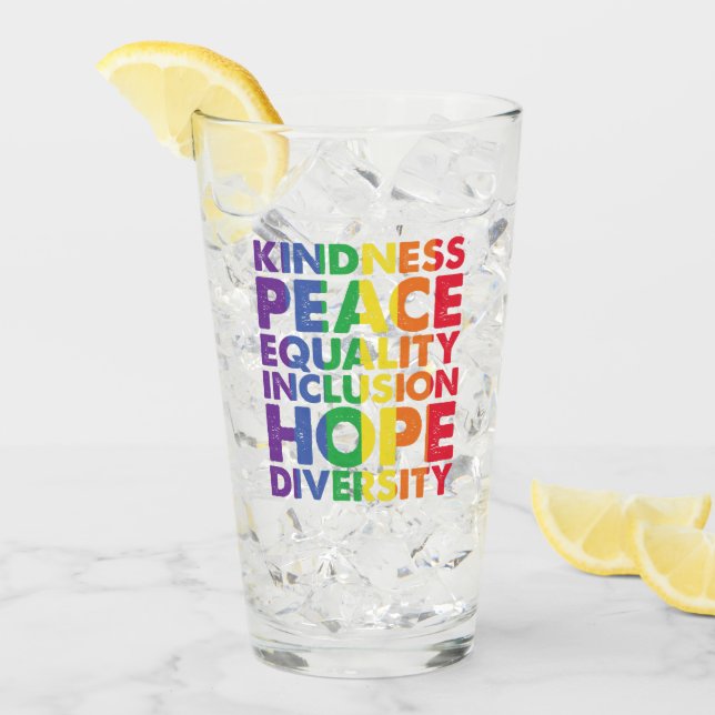 Bondad Paz Igualdad Amor Inclusión Esperanza LGBT (Anverso (hielo))