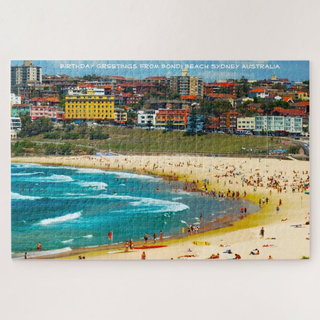 Bondi Beach Sydney Jigsaw Puzzle (Horizontal)