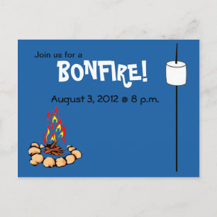 BONFIRE & marismas invitaciones