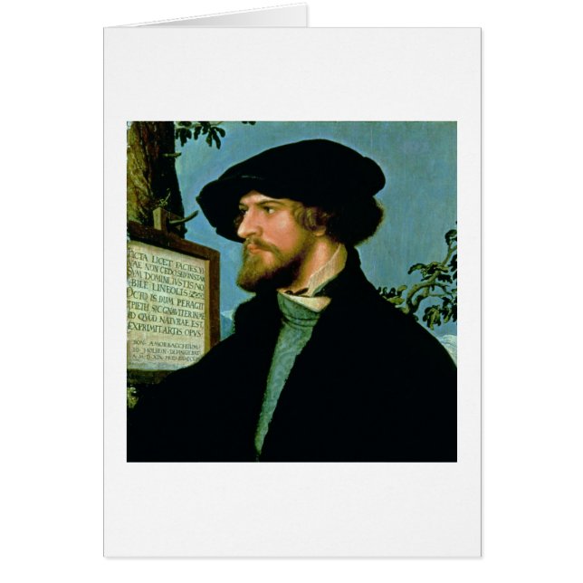 Bonifacio Amerbach, 1519 (aceite en madera de (Frente)