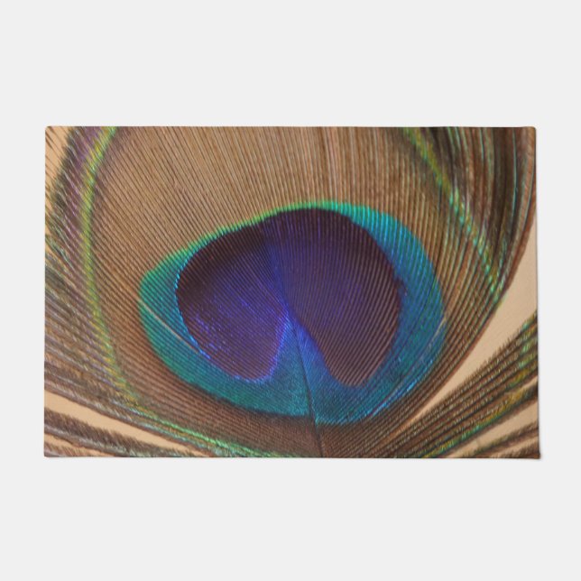 Bonita alfombra de plumas turca (Anverso)