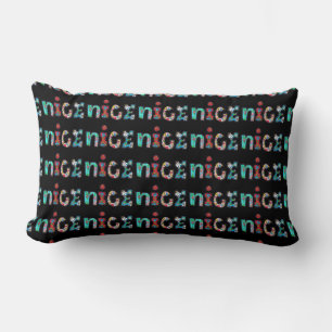 Bonita almohada lumbar