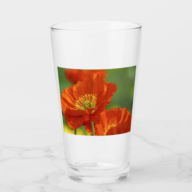 Bonita amapola roja (Anverso)