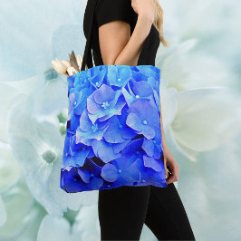 Bonita bolsa azul Hydrangea Tote