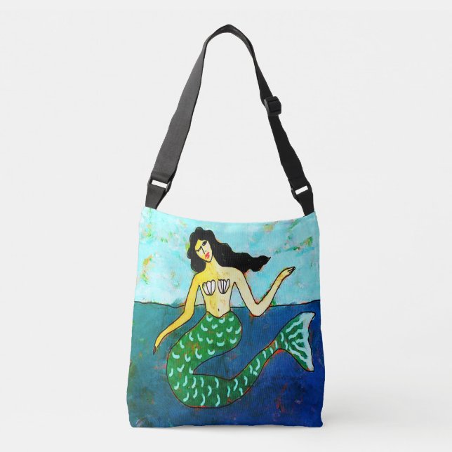Bonita bolsa de playa para sirenas (Anverso)