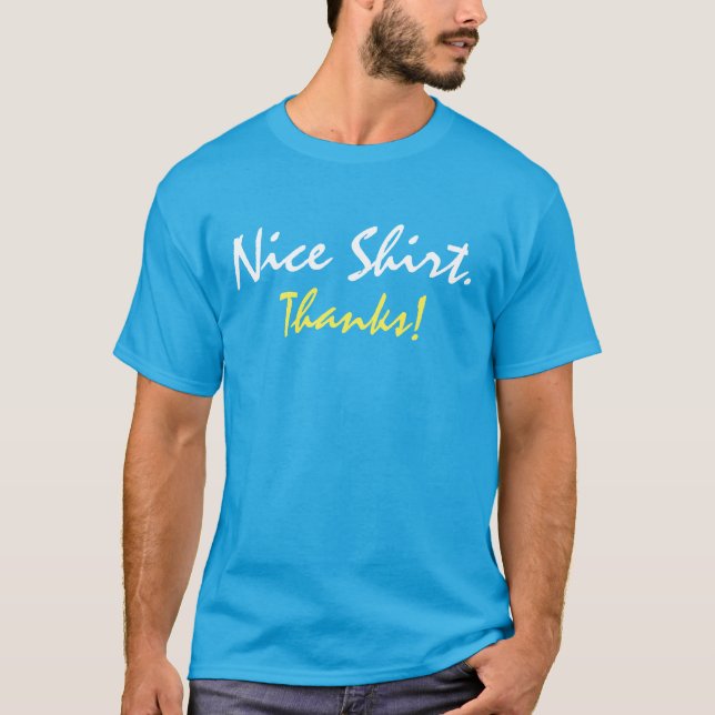 Bonita Camisa. ¡Gracias! Camiseta (Anverso)