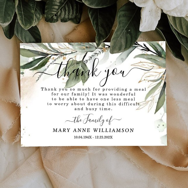 Bonita carta de agradecimiento a Eucalyptus funera (Subido por el creador)
