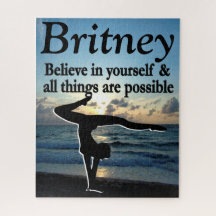 BONITA CHICA DE GIMNASTICA PERSONALIZADA PUZZLE