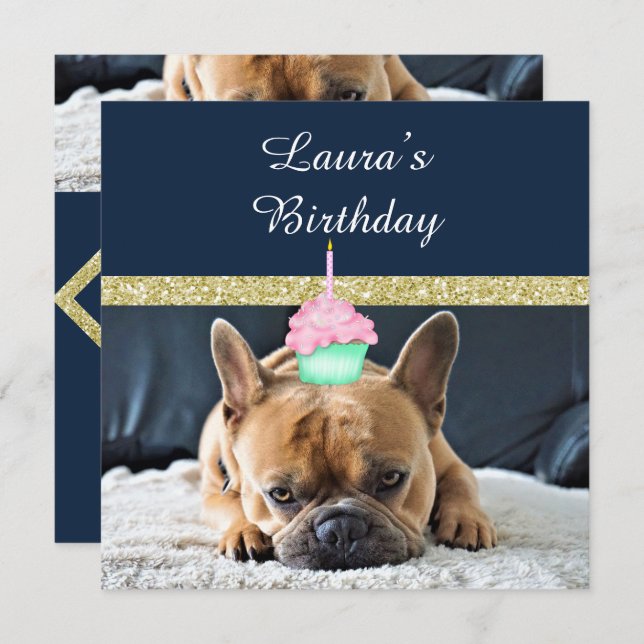 BONITA INVITACIÓN DE LA FIESTA DE NACIMIENTO DEL B (Anverso / Reverso)