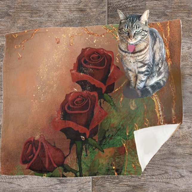 Bonita manta de flores con Rosas (Subido por el creador)