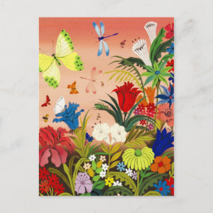Bonita postal de jardín