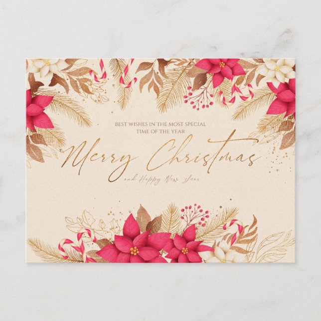 Bonita postal de Navidades (Anverso)