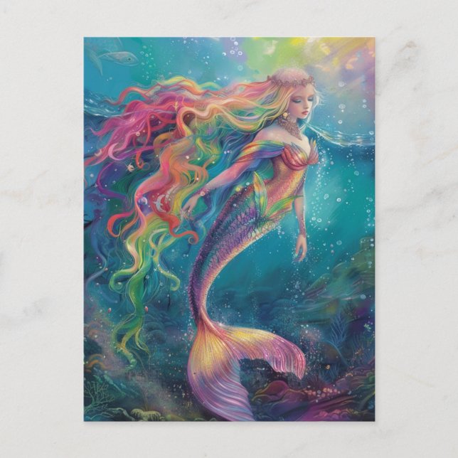 Bonita postal de Sirena (Anverso)