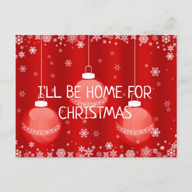 Bonita postal navideña de expresiones (Anverso)