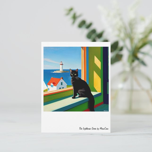 Bonita postal para gatos (Anverso de pie)