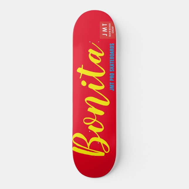 BONITA SKATEBOARDS. JMT SKATEBOARDS (Anverso)