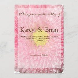 Bonita tarjeta Boda floral