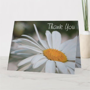 Bonita tarjeta de agradecimiento de Daisy