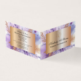 Bonita tarjeta de autobús Lavender II de 3,5" x 2,