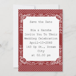 Bonita tarjeta de Borgoña