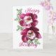 Bonita tarjeta de cumpleaños para las orquídeas de (Orchid)
