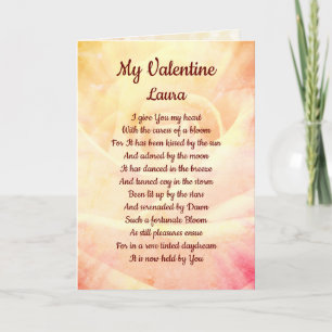 Bonita tarjeta de felicitaciones de San Valentín p