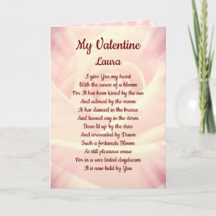 Bonita tarjeta de felicitaciones de San Valentín p