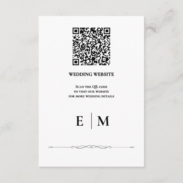 Bonita tarjeta de gabinete Boda (Anverso)