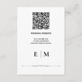 Bonita tarjeta de gabinete Boda