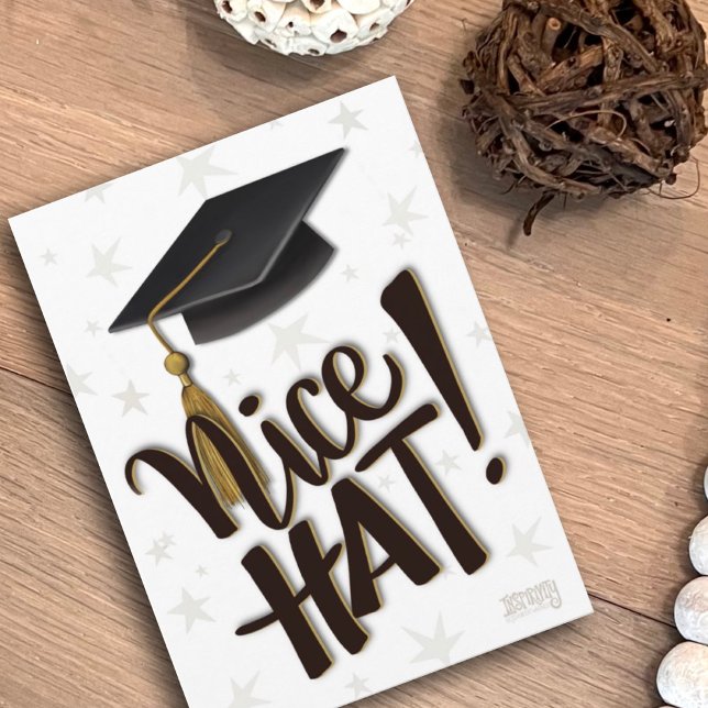 Bonita tarjeta de graduación de Gorra Tassel Fun I (Subido por el creador)