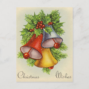 Bonita tarjeta de Navidad vintage