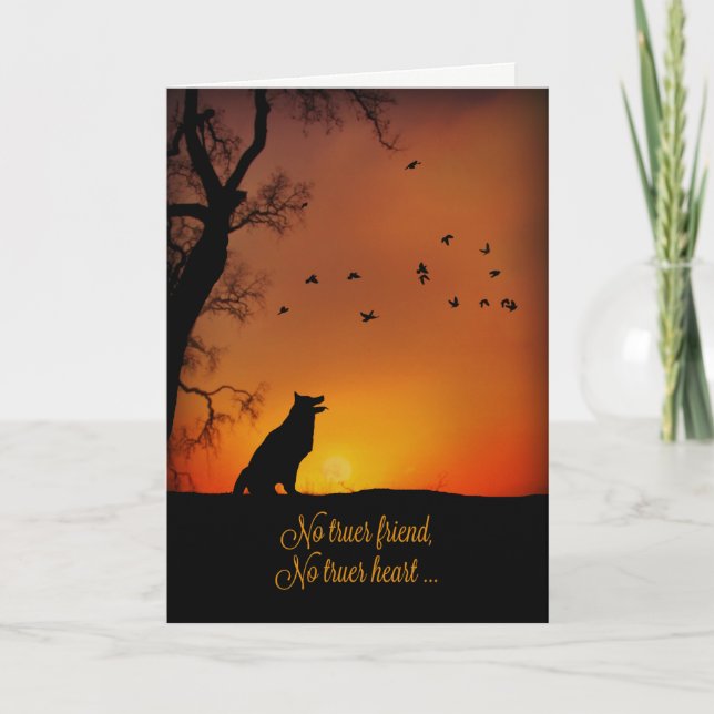 Bonita tarjeta de simpatía para perros (Anverso)