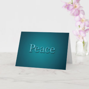 Bonita tarjeta de vacaciones azul Personalizado Pa