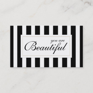 Bonita tarjeta de visita para artistas de maquilla