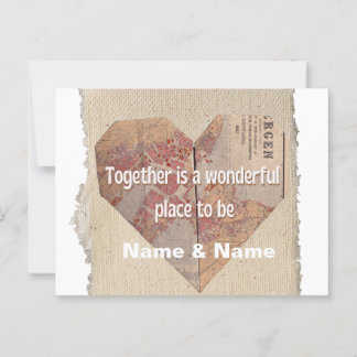 Bonita tarjeta personalizada para tu ser querido